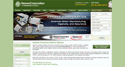 Desktop Screenshot of hansen-motor.com